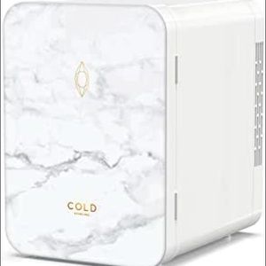 NIB COLD Skincare Refrigerator Marble Print